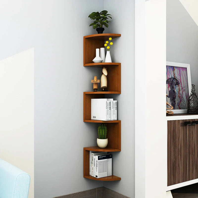 Modern Wall-Mounted Corner Shelf – 7 Tier